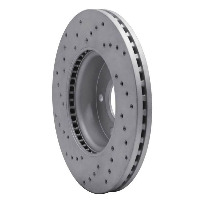 Cadillac ATS Brake Rotor (1) - Front Right - DFC - Drilled Geoperformance - `13-`25