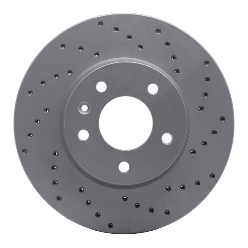Cadillac ATS Brake Rotor (1) - Front Right - DFC - Drilled Geoperformance - `13-`25