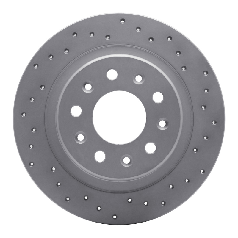 Buick Regal Tourx Brake Rotor (1) - Rear Right - DFC - Drilled Geoperformance - `16-`25