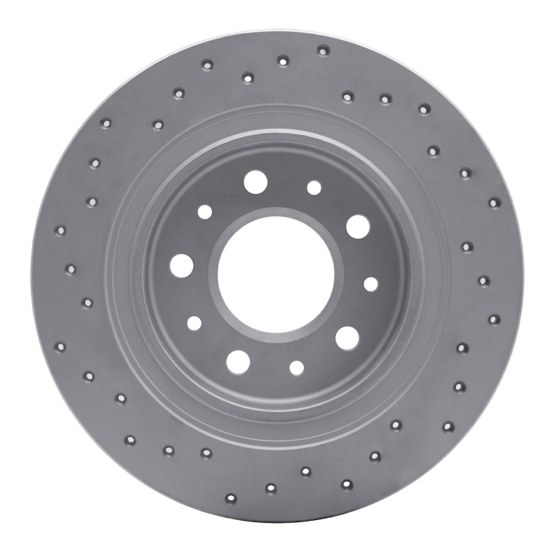 Buick Regal Tourx Brake Rotor (1) - Rear Right - DFC - Drilled Geoperformance - `16-`25