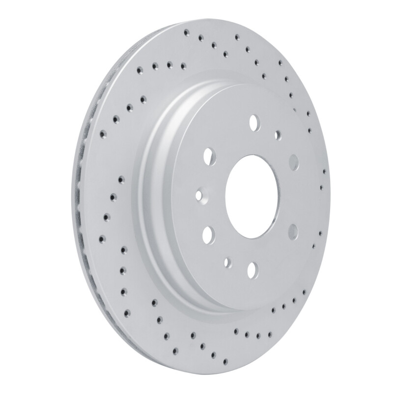 Cadillac Escalade Brake Rotor (1) - Rear Right - DFC - Drilled Geoperformance - `19-`26