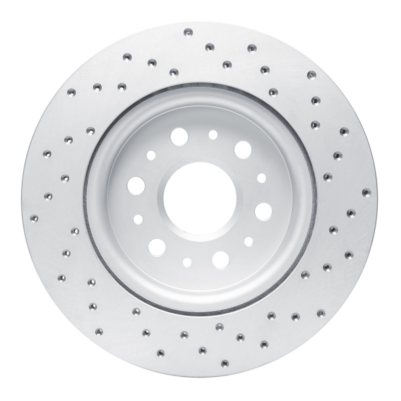 Buick Enclave Brake Rotor (1) - Rear Left - DFC - Drilled Geoperformance - `17-`26