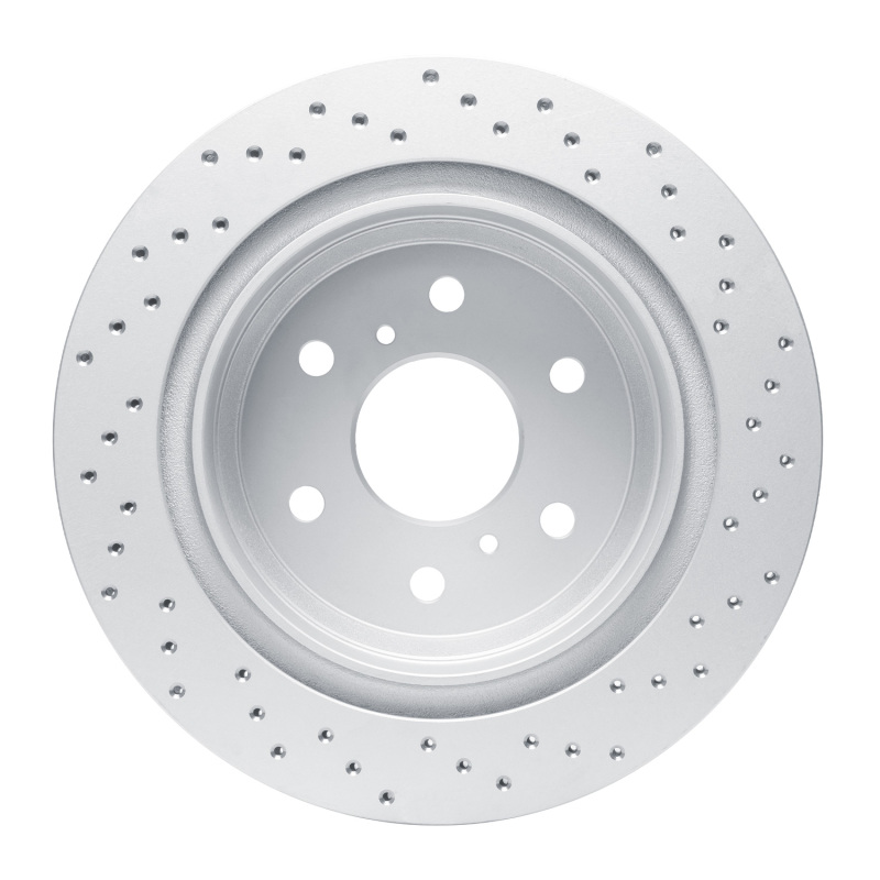 Cadillac Escalade Brake Rotor (1) - Rear Left - DFC - Geoperf Drilled - `07-`20
