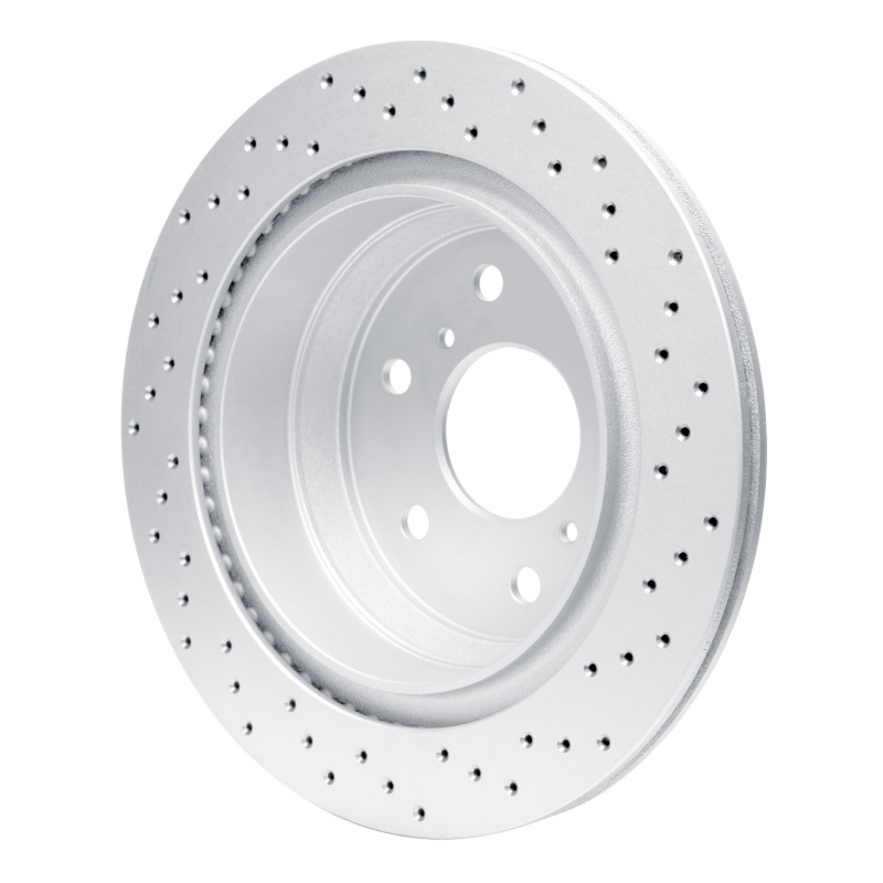 Cadillac Escalade Brake Rotor (1) - Rear Left - DFC - Geoperf Drilled - `07-`20