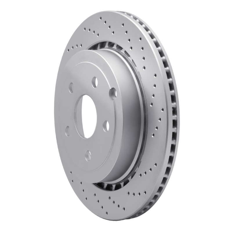 Chevrolet SS Brake Rotor (1) - Rear Right - DFC - Drilled Geoperformance - `08-`17