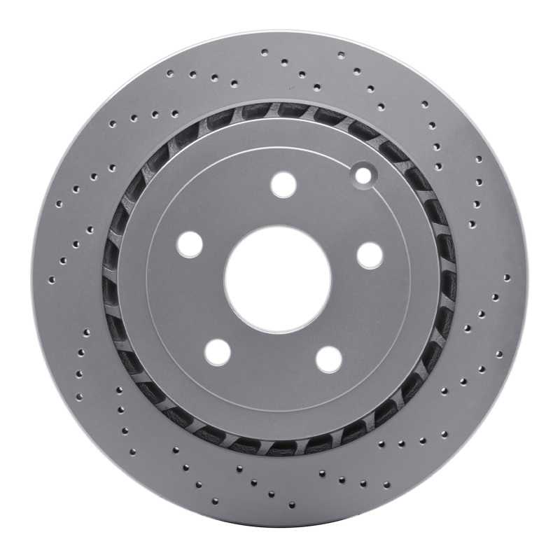 Chevrolet SS Brake Rotor (1) - Rear Right - DFC - Drilled Geoperformance - `08-`17