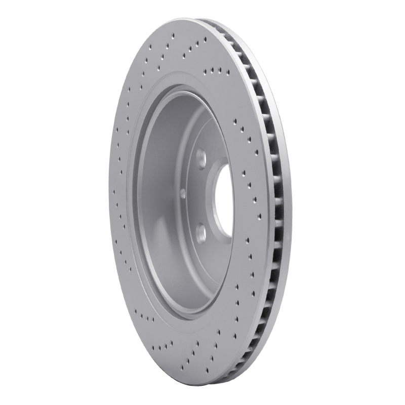 Chevrolet SS Brake Rotor (1) - Rear Right - DFC - Drilled Geoperformance - `08-`17