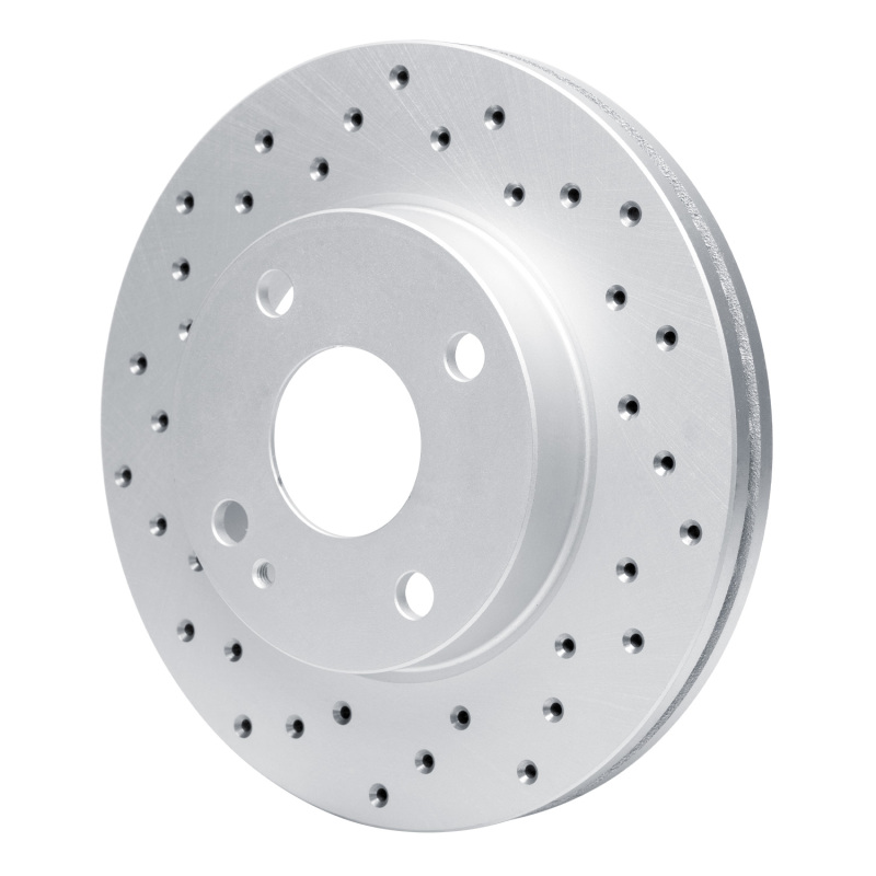 Ford Escort Brake Rotor (1) - Front Left - DFC - Geoperf Drilled - `90-`01