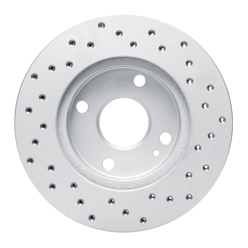 Ford Escort Brake Rotor (1) - Front Left - DFC - Geoperf Drilled - `90-`01