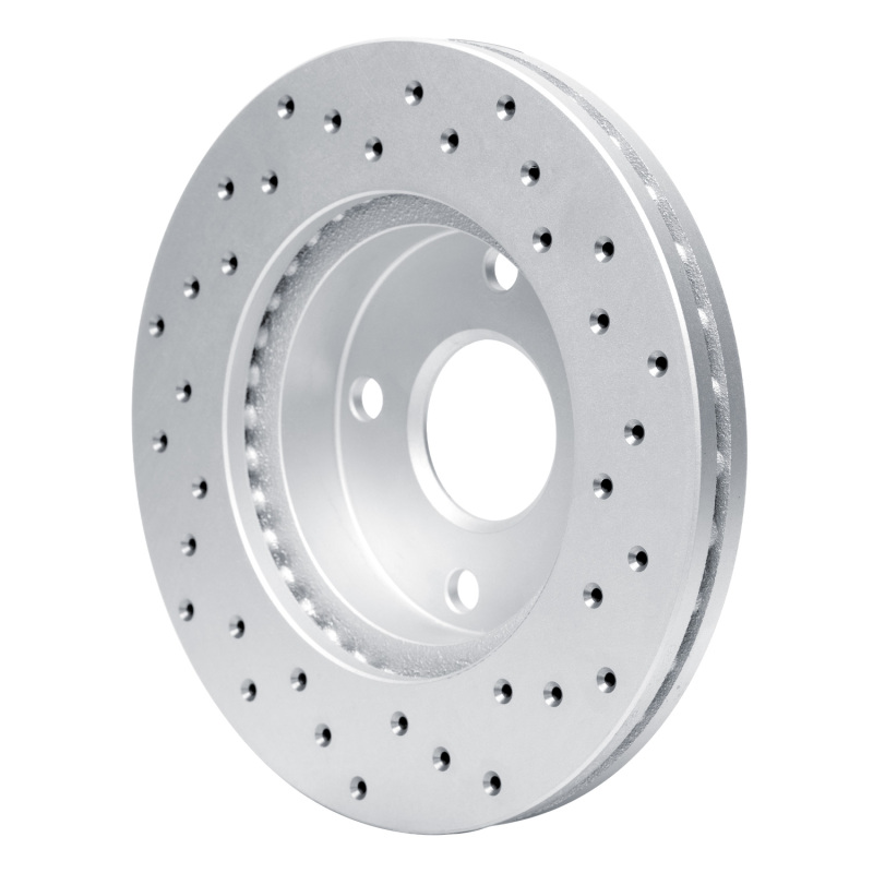 Ford Escort Brake Rotor (1) - Front Left - DFC - Geoperf Drilled - `90-`01