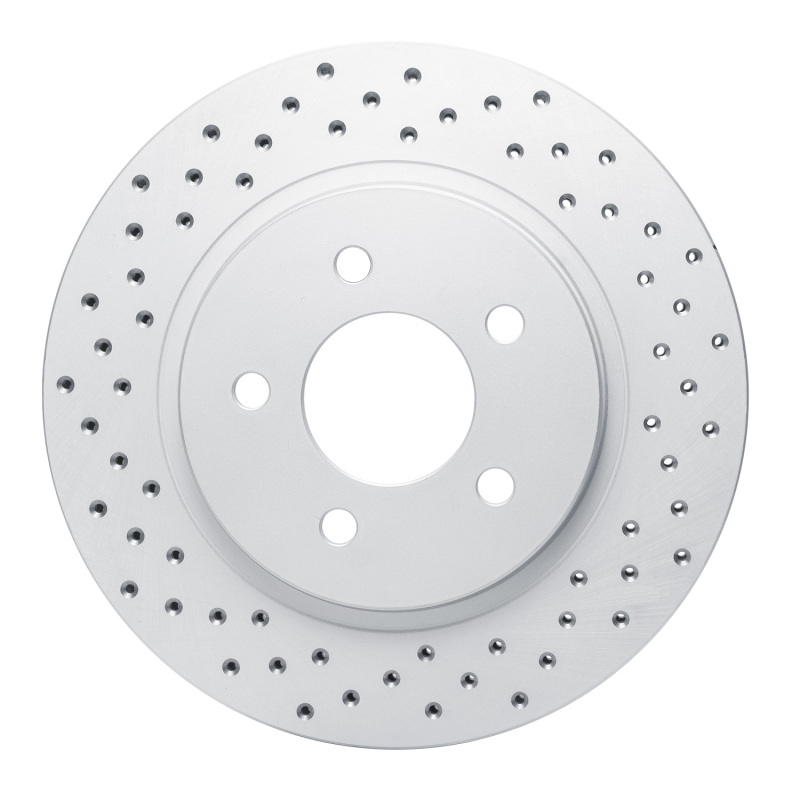 Ford Mustang Brake Rotor (1) - Rear Left - DFC - Drilled Geoperformance - `05-`14 Ford Mustang Brake Rotor (1) - Rear Left - DFC - Drilled Geoperformance - `05-`14