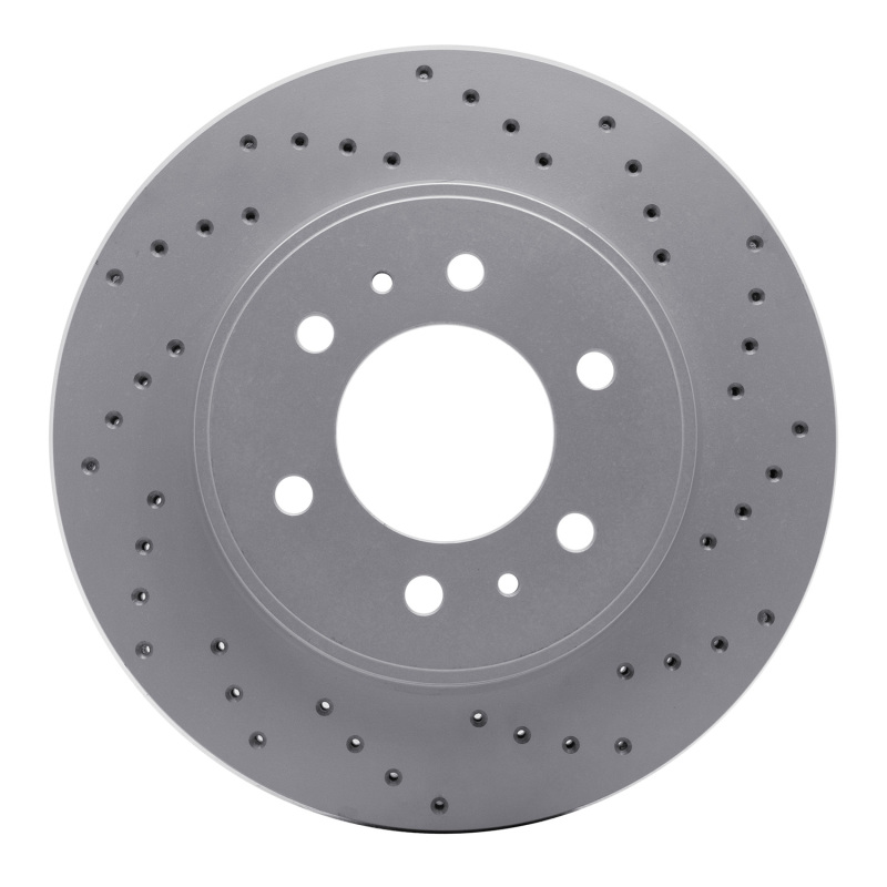 Ford F-150 Brake Rotor (1) - Front Right - DFC - Drilled Geoperformance - 2009