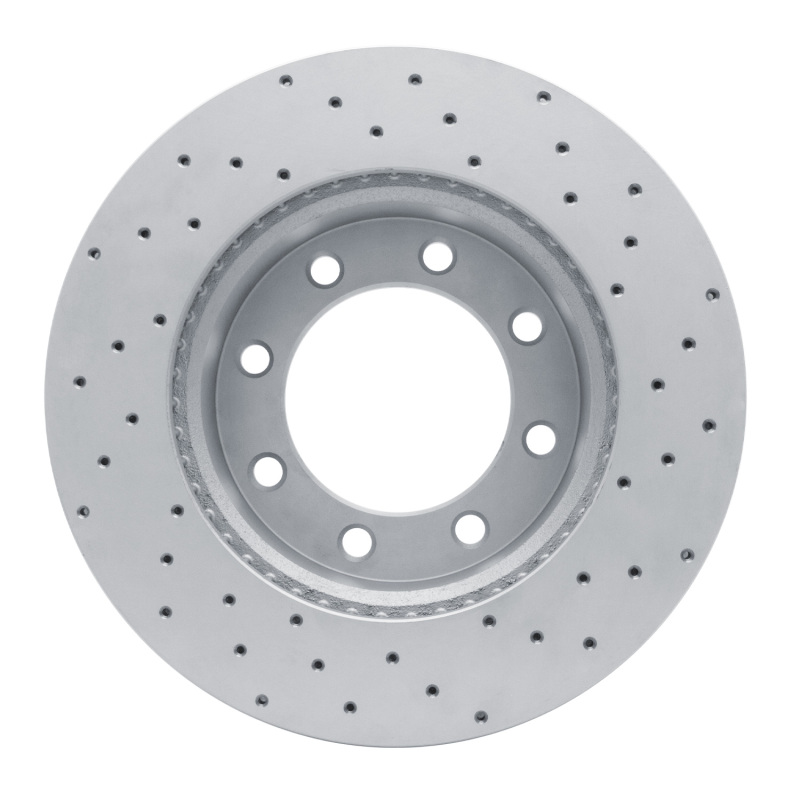 Ford F-350 Super Duty Brake Rotor (1) - Front Left - DFC - Drilled Geoperformance Rotor - `12-`25
