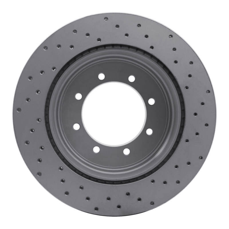 Ford F-350 Super Duty Brake Rotor (1) - Rear Left - DFC - Geoperformance, Drilled - `11-`22
