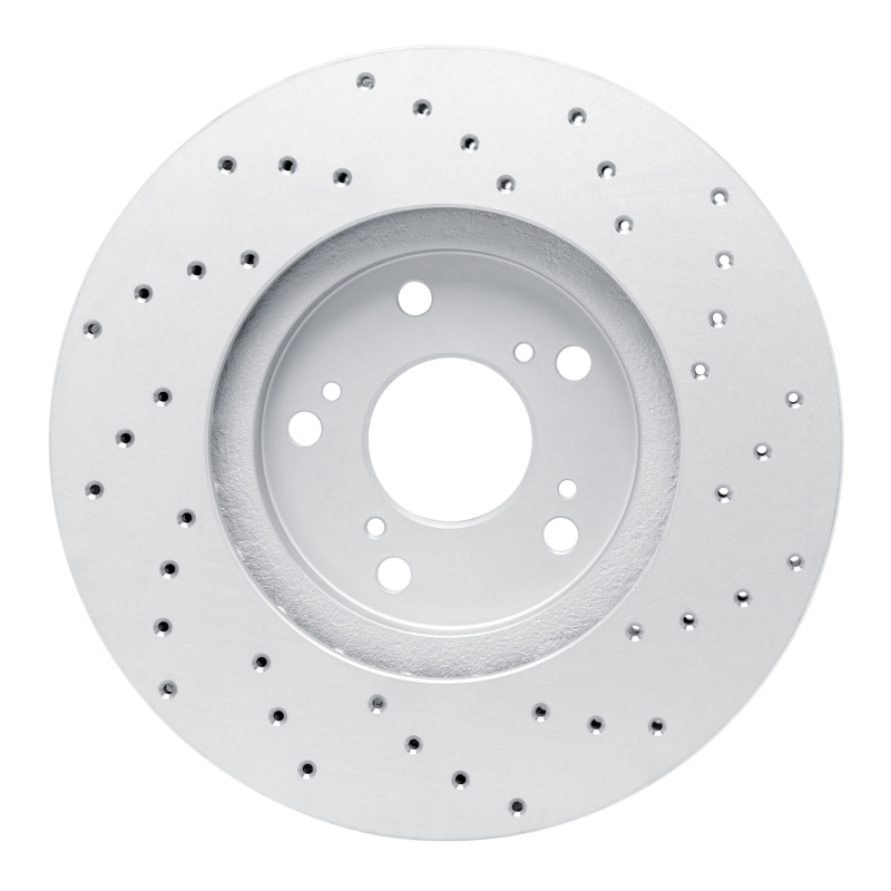 Acura CL Brake Rotor (1) - Front Left - DFC - Drilled Geoperformance - `99-`14