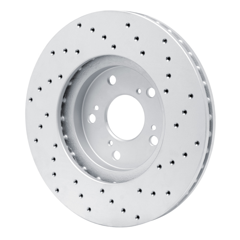 Acura CL Brake Rotor (1) - Front Left - DFC - Drilled Geoperformance - `99-`14