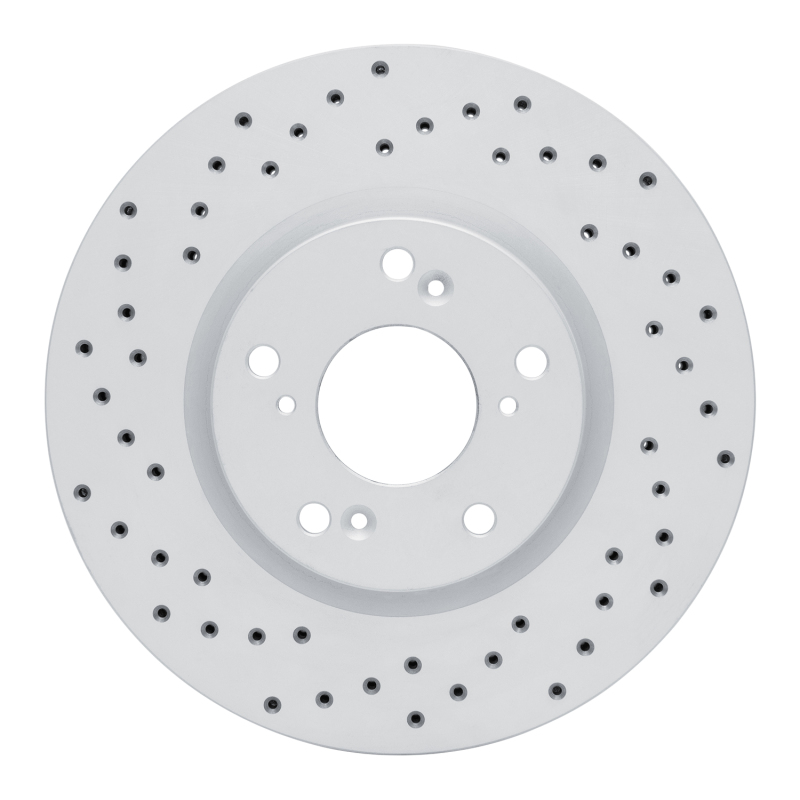 Acura Csx Brake Rotor (1) - Front Left - DFC - Geoperformance Drilled - `02-`15