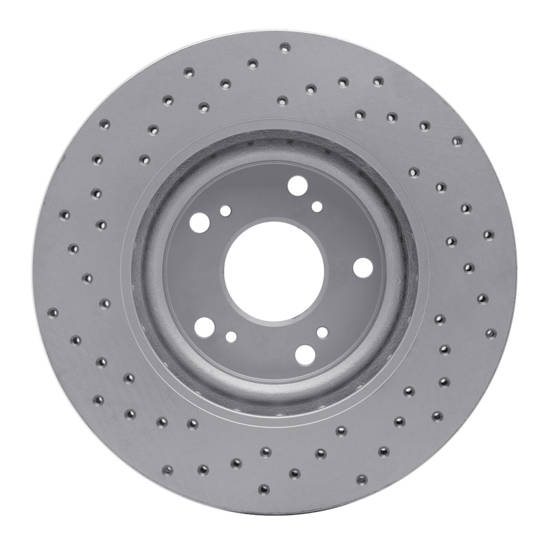Acura RSX Brake Rotor (1) - Front Right - DFC - Drilled Geoperformance - `02-`15