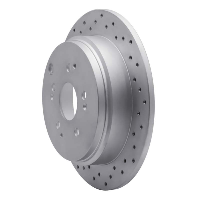 Honda Odyssey Brake Rotor (1) - Rear Left - DFC - Drilled Geoperformance - `02-`04