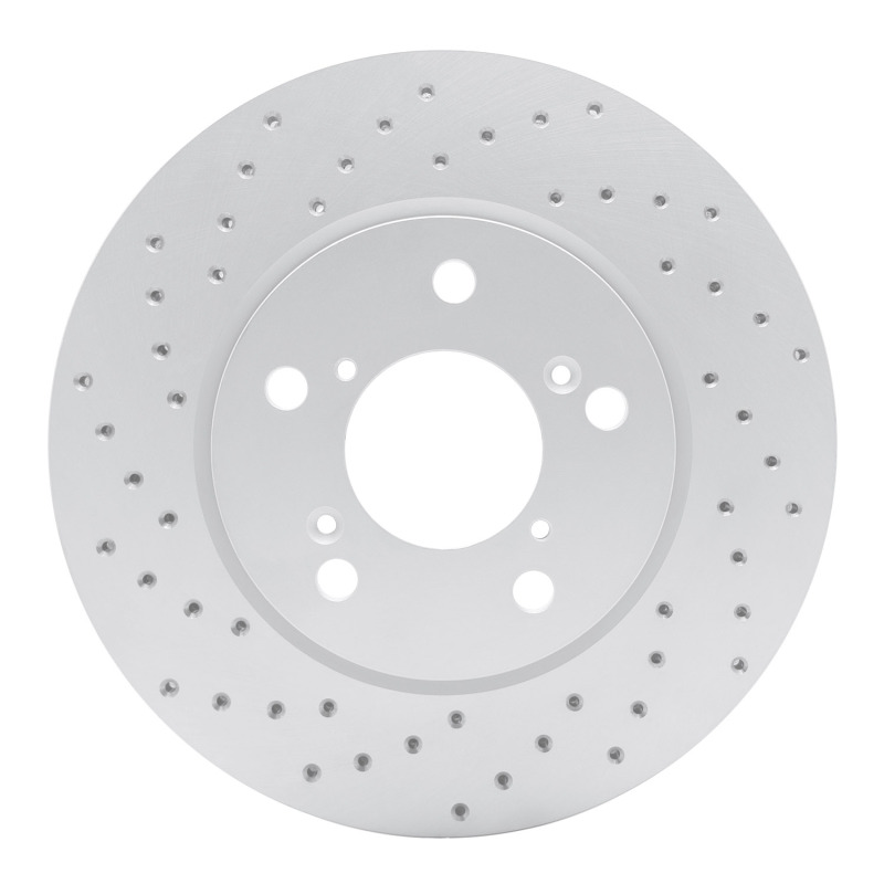 Honda Odyssey Brake Rotor (1) - Front Left - DFC - Drilled Geoperformance - `05-`10