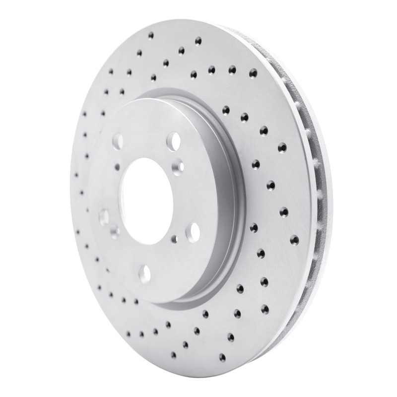 Honda Odyssey Brake Rotor (1) - Front Left - DFC - Drilled Geoperformance - `05-`10