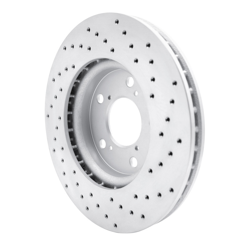 Honda Odyssey Brake Rotor (1) - Front Left - DFC - Drilled Geoperformance - `05-`10