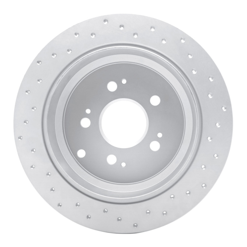 Honda Odyssey Brake Rotor (1) - Rear Left - DFC - Drilled Geoperformance - `05-`10