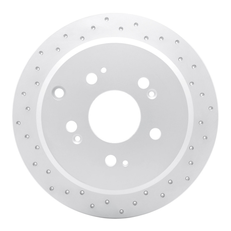 Honda Odyssey Brake Rotor (1) - Rear Left - DFC - Drilled Geoperformance - `05-`10