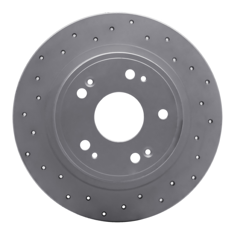 Honda Ridgeline Brake Rotor (1) - Rear Left - DFC - Drilled Geoperformance - `06-`14