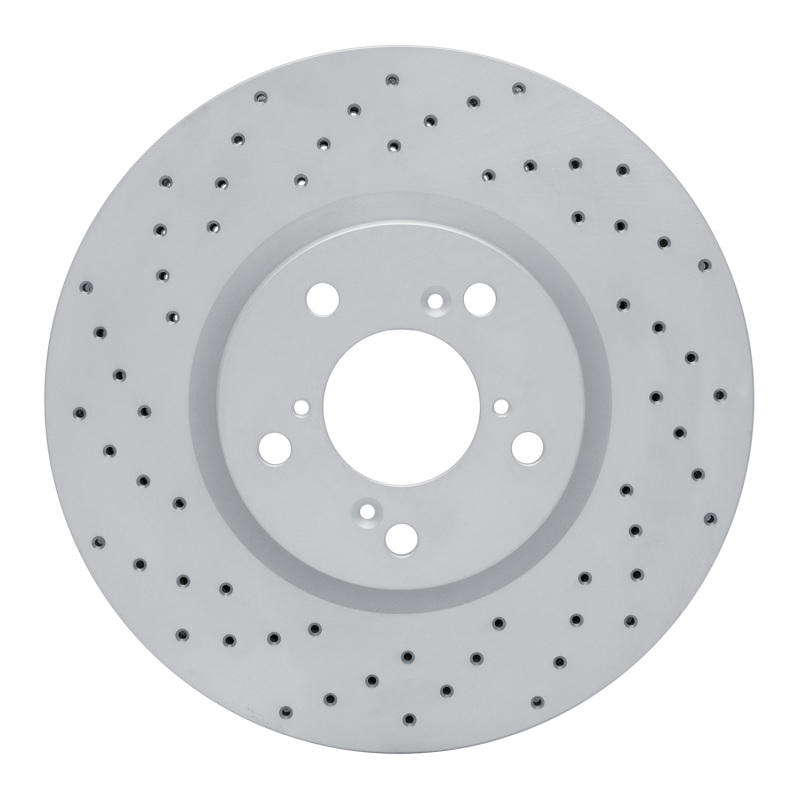 Acura Zdx Brake Rotor (1) - Front Left - DFC - Drilled Geoperformance - `07-`20