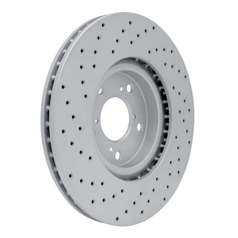 Acura Rlx Brake Rotor (1) - Front Right - DFC - Drilled Geoperformance - `07-`20