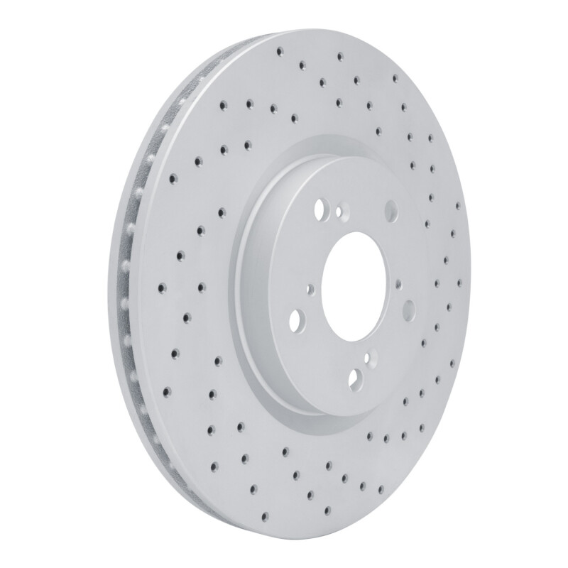 Acura Rlx Brake Rotor (1) - Front Right - DFC - Drilled Geoperformance - `07-`20