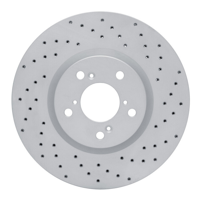 Acura Rlx Brake Rotor (1) - Front Right - DFC - Drilled Geoperformance - `07-`20