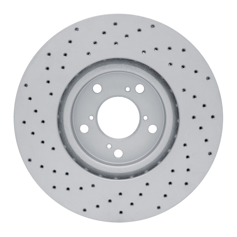 Acura Rlx Brake Rotor (1) - Front Right - DFC - Drilled Geoperformance - `07-`20