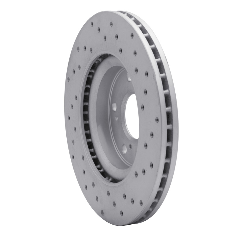 Honda CR-V Brake Rotor (1) - Front Left - DFC - Drilled Geoperformance - `12-`16