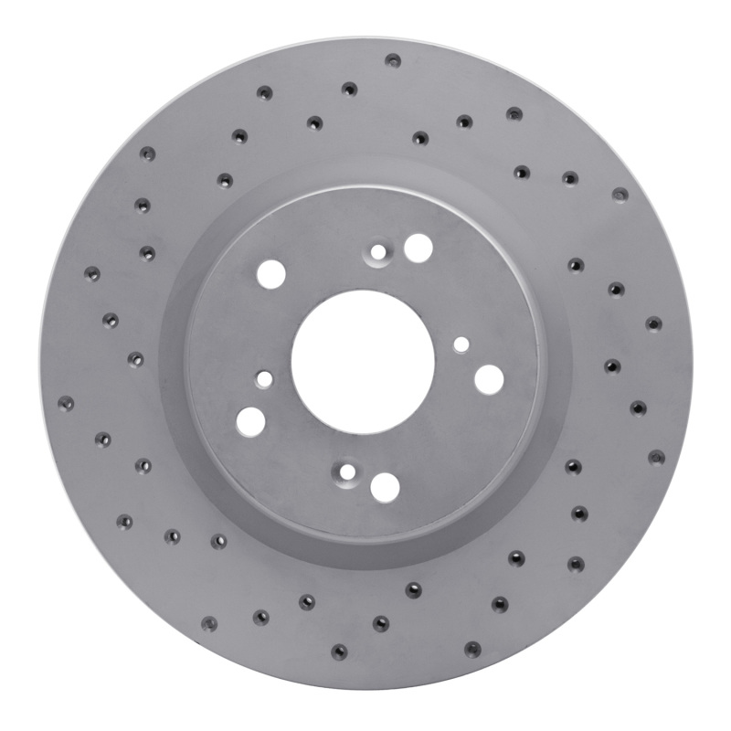 Honda CR-V Brake Rotor (1) - Front Left - DFC - Drilled Geoperformance - `12-`16