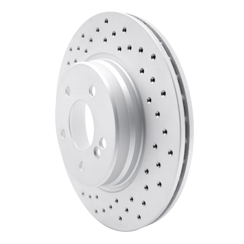 Chrysler Crossfire Brake Rotor (1) - Rear Left - DFC - Geoperformance Drilled - `98-`09