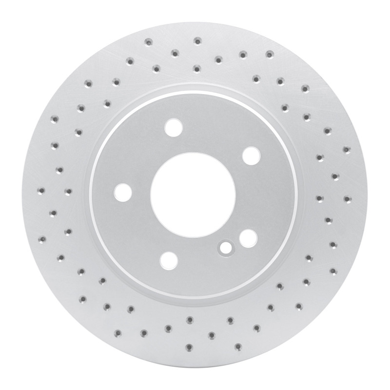 Chrysler Crossfire Brake Rotor (1) - Rear Left - DFC - Geoperformance Drilled - `98-`09
