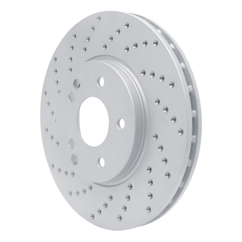 Chrysler Crossfire Brake Rotor (1) - Front Left - DFC - Drilled Geoperformance - `96-`11