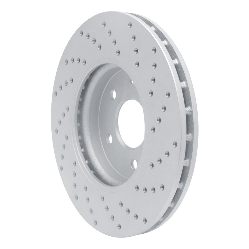 Chrysler Crossfire Brake Rotor (1) - Front Left - DFC - Drilled Geoperformance - `96-`11