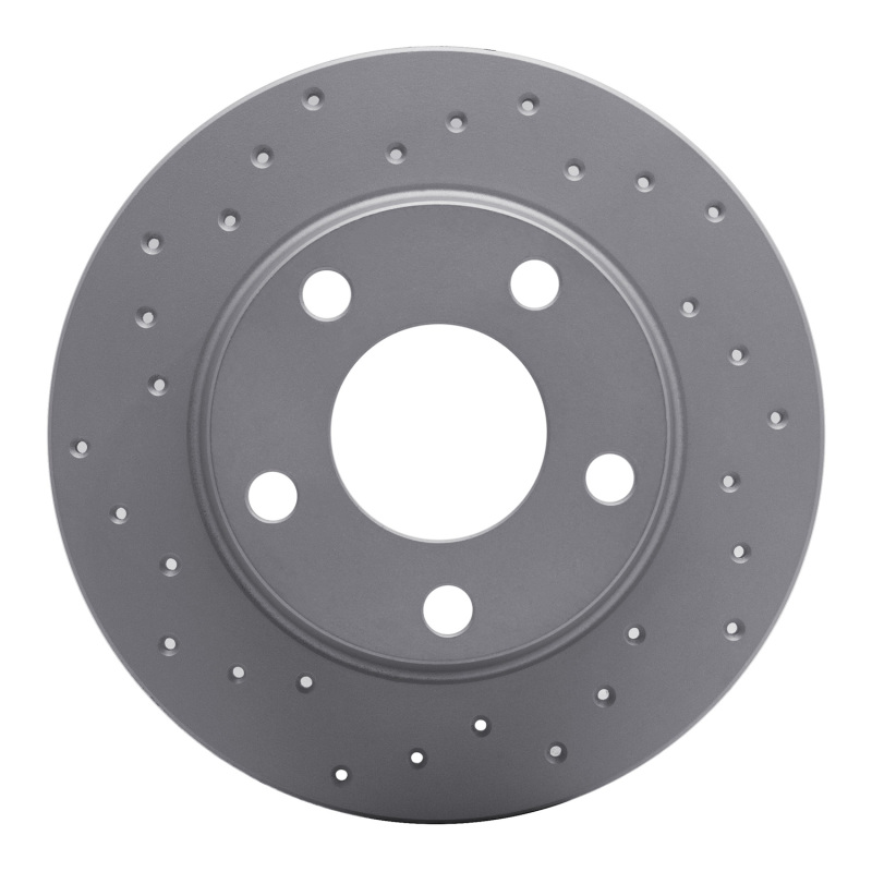 Audi A6 Quattro Brake Rotor (1) - Rear Left - DFC - Drilled Geoperformance - `99-`02
