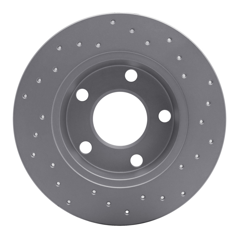 Audi A6 Quattro Brake Rotor (1) - Rear Left - DFC - Drilled Geoperformance - `99-`02