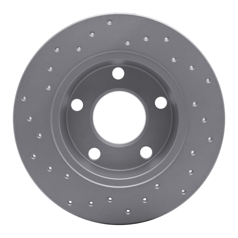 Audi A6 Quattro Brake Rotor (1) - Rear Right - DFC - Drilled Geoperformance - `99-`02