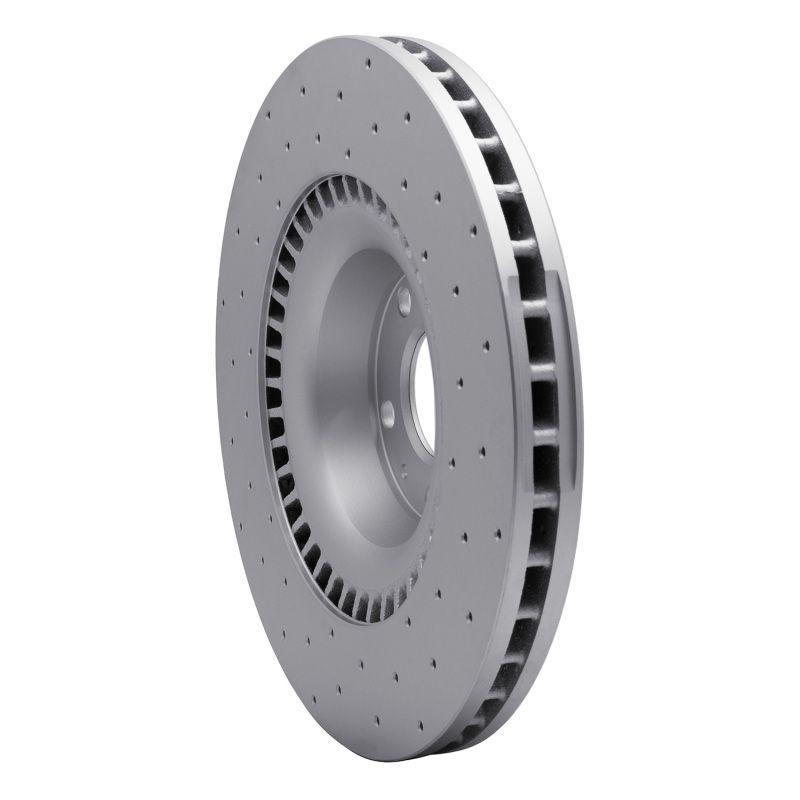 Audi A8 Brake Rotor (1) - Front Right - DFC - Geoperformance Drilled - `04-`11