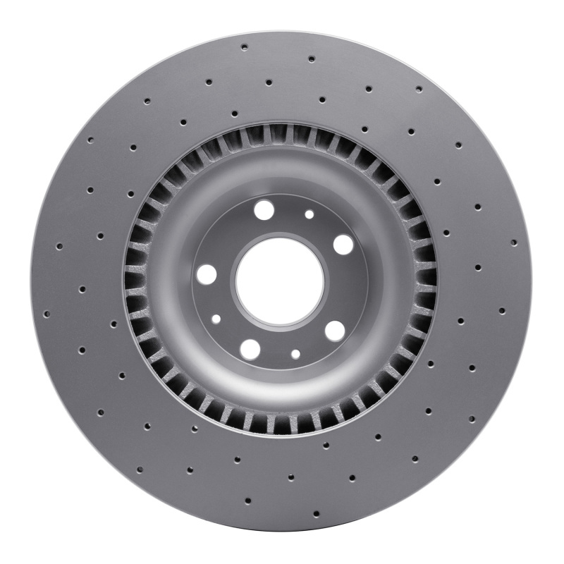 Audi A8 Brake Rotor (1) - Front Right - DFC - Geoperformance Drilled - `04-`11