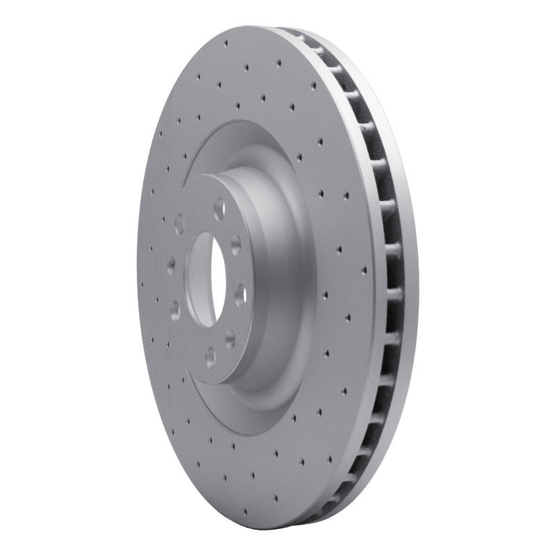 Audi A8 Brake Rotor (1) - Front Right - DFC - Geoperformance Drilled - `04-`11