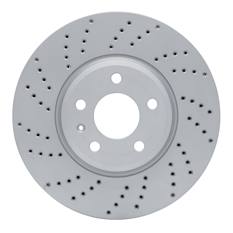 Audi A4 Quattro Brake Rotor (1) - Front Left - DFC - Geoperformance Drilled - `08-`12