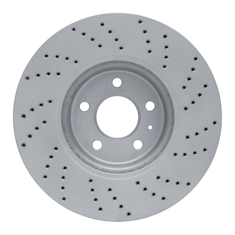 Audi A4 Quattro Brake Rotor (1) - Front Left - DFC - Geoperformance Drilled - `08-`12