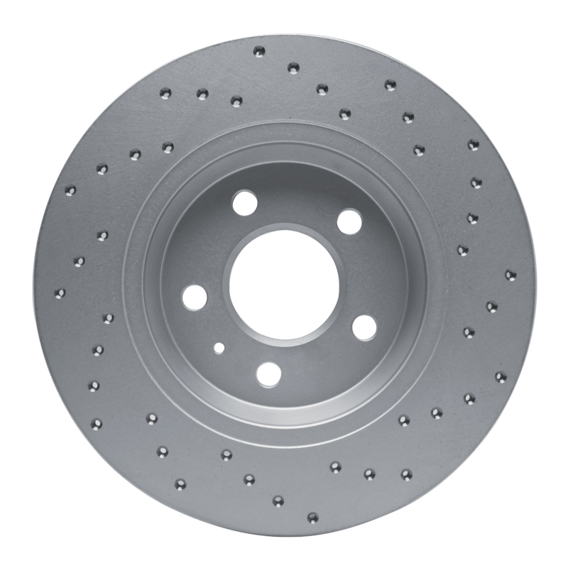 Audi A6 Quattro Brake Rotor (1) - Rear Left - DFC - Drilled Geoperformance - `08-`25