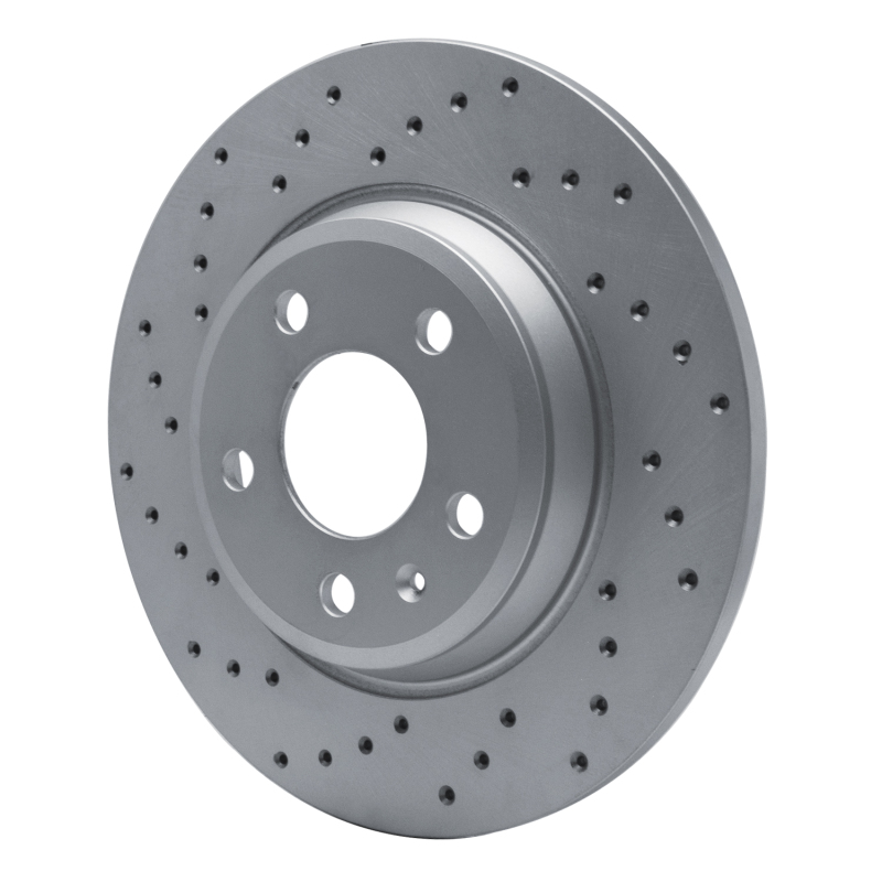 Audi A6 Quattro Brake Rotor (1) - Rear Left - DFC - Drilled Geoperformance - `08-`25